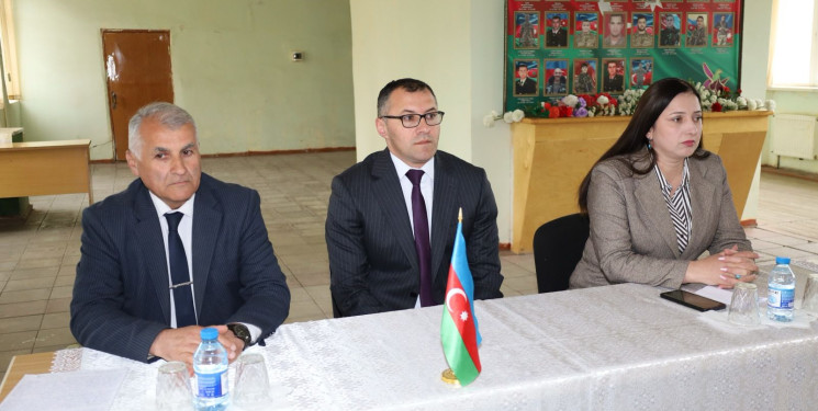 İsmayıllı rayonunun Topçu kəndində Ulu Öndər Heydər Əliyevin anadan olmasının 102 illiyinə həsr edilmiş tədbir keçirilib